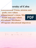 University of Cebu: Goals, Core Values Goals and Core Values