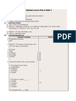 A Detailed Lesson Plan in Math V: I. Objectives