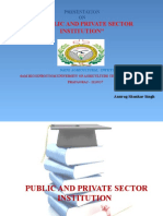 Public and Private Sector Institutions