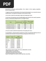 Fourth Month Exam - Finance