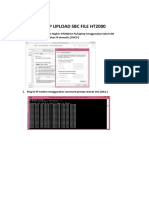 SOP UPLOAD SBC FILE HT2000 1. Sambungkan