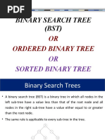 Binary Search Tree (BST)