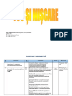 Joc Si Miscare Planificare Calendaristica