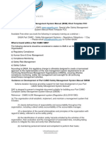 EASA Part CAMO Safety Management System Manual (MSM) Word Template FOC