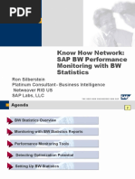 SAP BW Performance Monitoring With BW Statistics