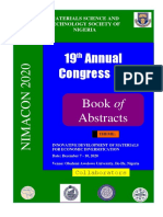 Book of Abstracts - NIMACON 2020