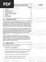 Unit 1 Analysis of Algorithms: Structure Page Nos