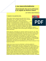 Amilcar Cabral Socialismo Ou Neocolonialismo