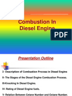 Combustion in Diesel Engine
