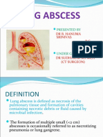 Lung Abscess: Presented by