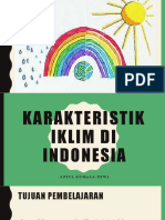 Karakteristik Iklim Di Indonesia