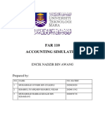 Accounting Simulation Assignment Far 110 PDF