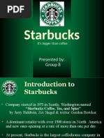 Marketing Project - Starbucks