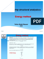 Advanced Ship Structural Analysis-A: Energy Method