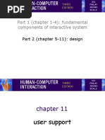 Part 1 (Chapter 1-4) : Fundamental Components of Interactive System