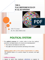 National Differences in Political Economy National Differences in Political Economy