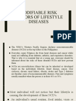 Week 1 - Modifiable Risk Factors of Lifestyle Diseases