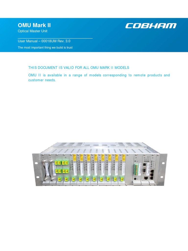 User Manaul OMU II | PDF | Electrostatic Discharge | Modem