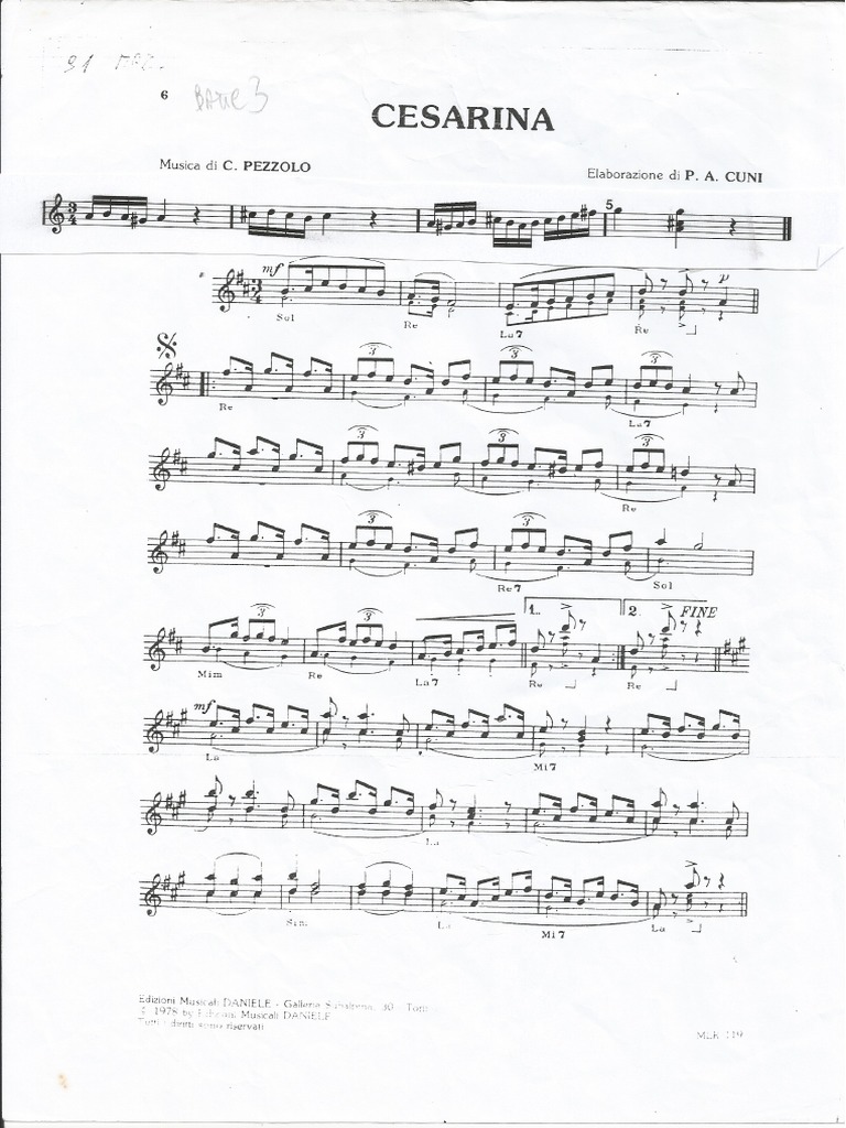 Mazurca - CESARINA PDF