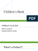 Childrens Book Preface and Examples