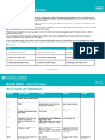 Scheme of Work Maths Stage 4v1