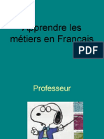 Apprendre Les Métiers en Français PPT