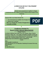 Alur Legalisir Ijazah Dan Transkrip Online PDF