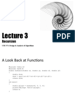 Recursion: CSE 373: Design & Analysis of Algorithms