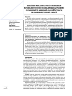 Evaluarea Indicilor Activitatii Markerilor Metabolismului Osos in Serul Sangvin La Pacientii PDF