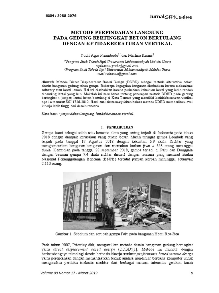 Metode DDBD pada Gedung Bertingkat | PDF