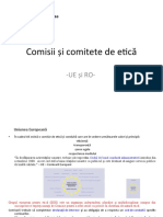 Comisii Si Comitete Etice UE Vs RO