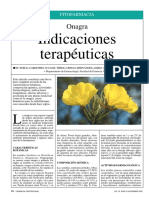 Indicaciones Terapéuticas: Onagra