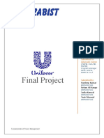 Unilever Project Final