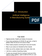 Artificial Intelligence in Manufacturing Systems