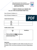 Fiche de Vœux Pour Le Choix 02