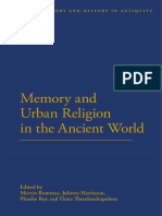 (Cultural Memory and History in Antiquity) Martin Bommas, Juliette Harrisson, Phoebe Roy, Elena Theodorakopolous - Memory and Urban Religion in The Ancient World (2014, Bloomsbury Academic)