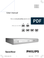 Philips DVDR 610 Owners Manual