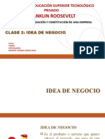 Clase 2 Idea de Negocio