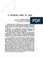 La Personalida Juridica Del Estado Constitucional