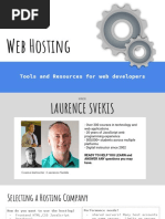 Web Hosting: Tools and Resources For Web Developers