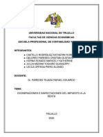 Grupo 2 - Inafectaciones y Exoneraciones Del IR PDF