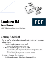 Heap+Heapsort: CSE373: Design and Analysis of Algorithms