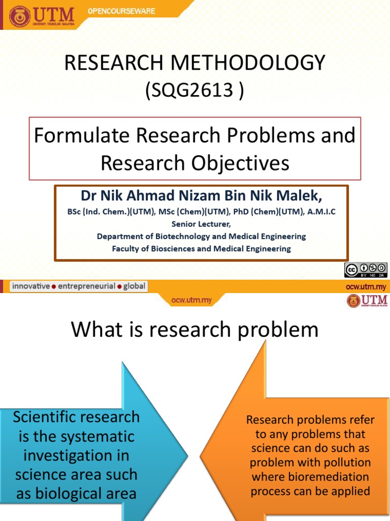 Research Problem Formulation Guide | PDF | Question | Textiles