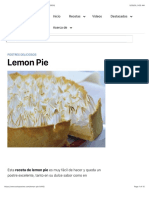 ?receta de Lemon Pie Casero - Muy Fácil de Hacer (2020)