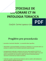 Protocoale de Explorare CT in Patologia Toracica