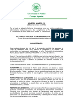 079 Acuerdo Institucionalizacion de Reforma