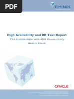 High Availability and DR Test Report: T24 Architecture With JMS Connectivity Oracle Stack