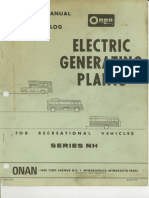 Etectric Generating Ptants: Operator'S Manuat AND Parts Catalog