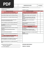 Checklist de Liberación de Producto Terminado | PDF