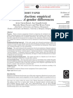 Job Satisfaction: Empirical Evidence of Gender Differences: Short Paper